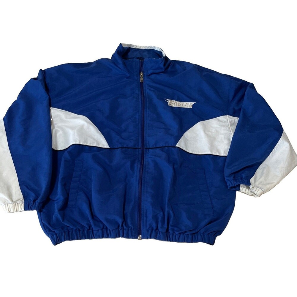 Vtg Russell Athletic Jacket Coach Varsity Men’s Size XL Eagles Landstown Jacket